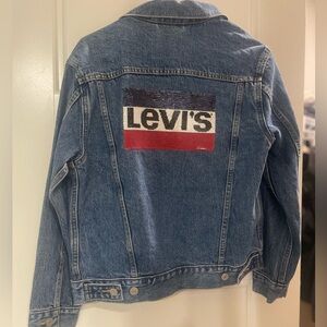 Levis American Flag Jean Jacket NWOT